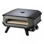 Forno per Pizza con Pietra Refrattaria 34 cm Portatile con Copertura