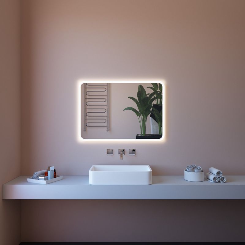 Specchio-da-Bagno-Rettangolare-Retroilluminato-a-Led-80x70-da-Parete