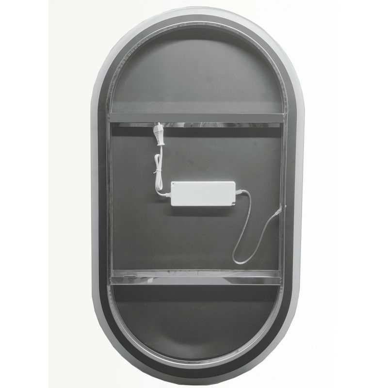 Specchio-Ovale-Retroilluminato-a-Led-63x110-cm-per-Bagno-Reversibile