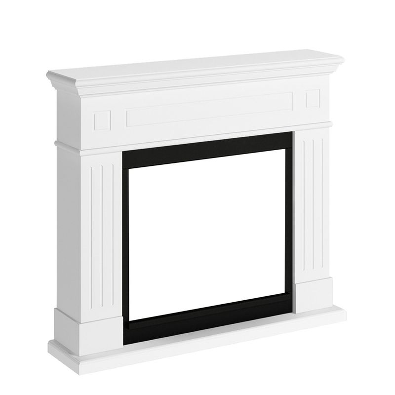 Cornice-per-Camino-Decorativa-Tagu-Larsen-Caminetto-in-Legno-MDF-Bianco