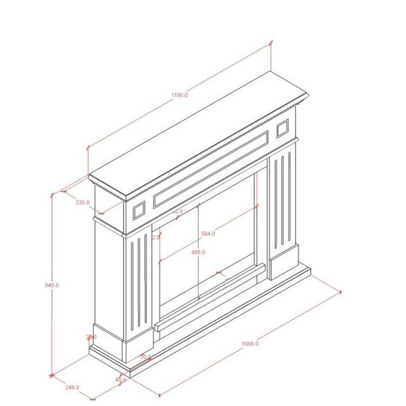 Cornice-per-Camino-Decorativa-Tagu-Larsen-Caminetto-in-Legno-MDF-Bianco
