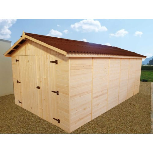 Carport Box Auto 3x5.2 in Legno 16 mm Moto Garage Casetta Ricovero per Attrezzi