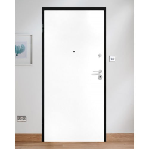 Porta-Blindata-da-Interno-per-Ingresso-con-Pannelli-Bianchi-Classe-3-o-4