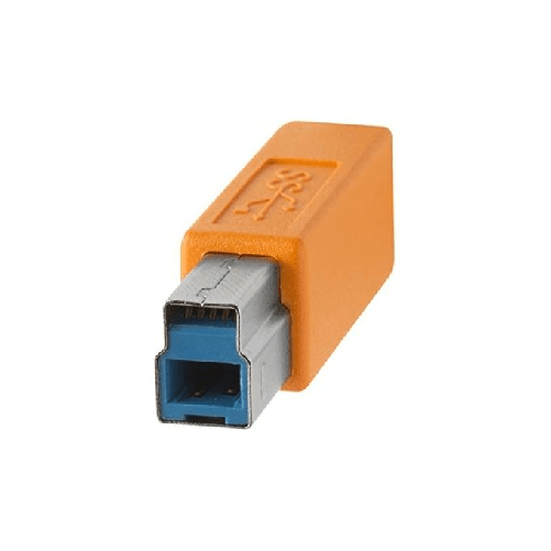 Tether-Tools-USB-C-a-3.0-Maschio-B-4.60mt-Arancio