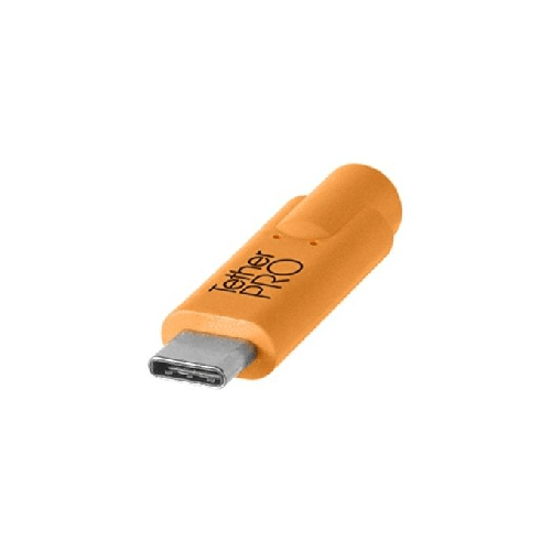 Tether-Tools-USB-C-a-3.0-Maschio-B-4.60mt-Arancio