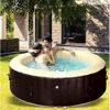 Vasca-Idromassaggio-Gonfiabile-6-Posti-Riscaldata-Piscina-Spa-Pompa-da-Esterno