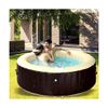 Vasca-Idromassaggio-Gonfiabile-6-Posti-Riscaldata-Piscina-Spa-Pompa-da-Esterno