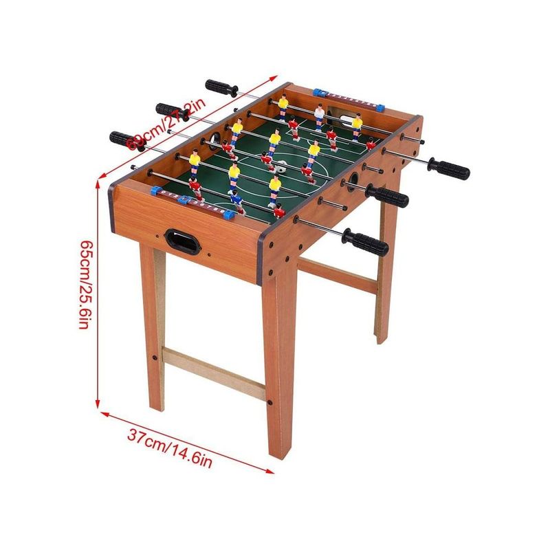 Biliardino-Bambini-Aste-Passanti-Palline-Calcetto-Calciobalilla-NO-Gettoniera