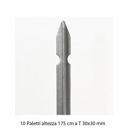 10-Paletti-da-Recinzione-in-Ferro-Zincato-175-cm-Pali-per-Rete-Profilo-a-T