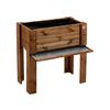 Fioriera-80x40-Orto-Rialzato-Urbano-da-Balcone-Giardino-Pensile-Vaso-in-Legno