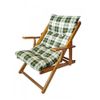 Sdraio-in-Legno-Massello-Poltrona-pieghevole-Cuscino-Relax-Lettino-Prendisole