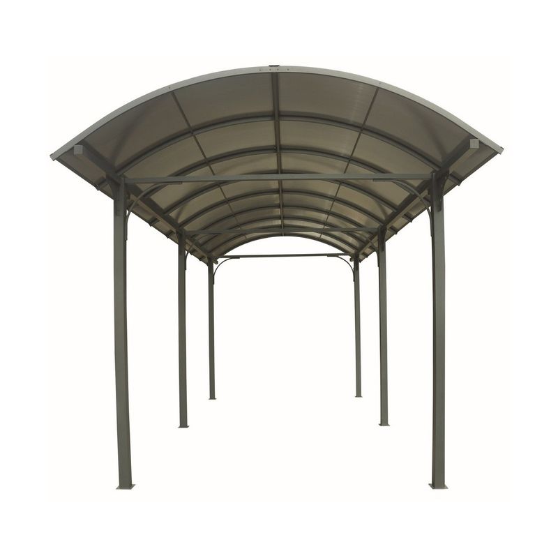 Carport-in-Alluminio-3.6x7.6-mt-Policarbonato-Posto-Auto-Tettoia-Camper-Furgoni