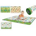 Tappeto per Bambini 150x120 Colorato Arrotolabile Antitrauma Antiscivolo Interno