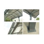 Carport-in-Alluminio-3.6x7.6-mt-Policarbonato-Posto-Auto-Tettoia-Camper-Furgoni