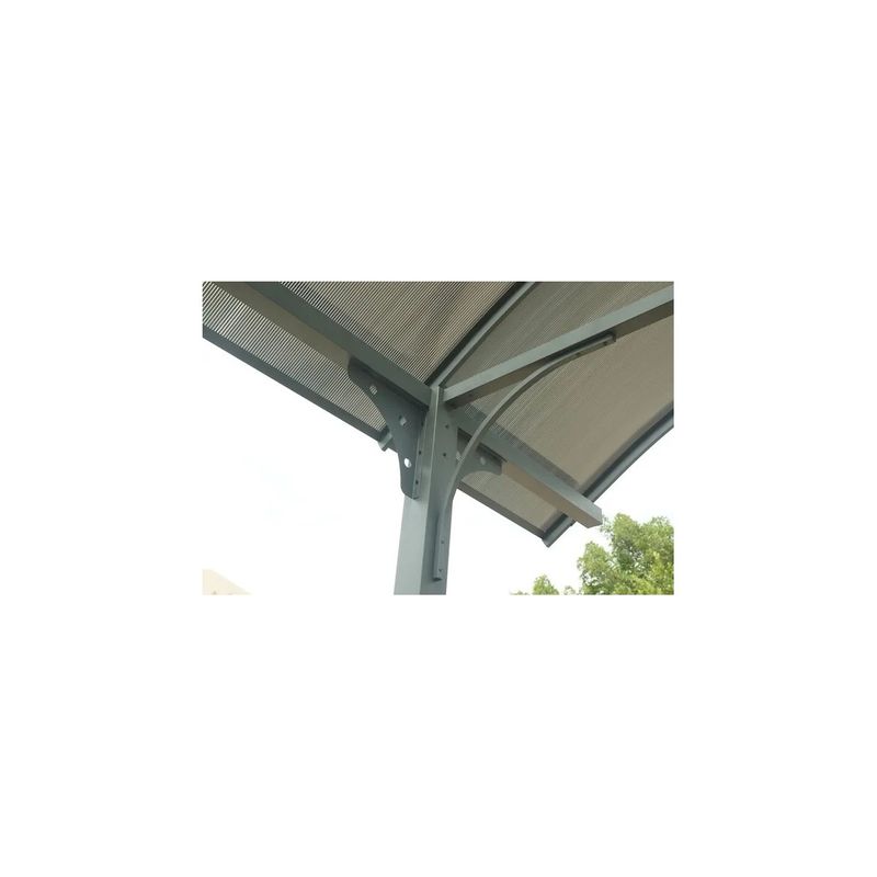 Carport-in-Alluminio-3.6x7.6-mt-Policarbonato-Posto-Auto-Tettoia-Camper-Furgoni