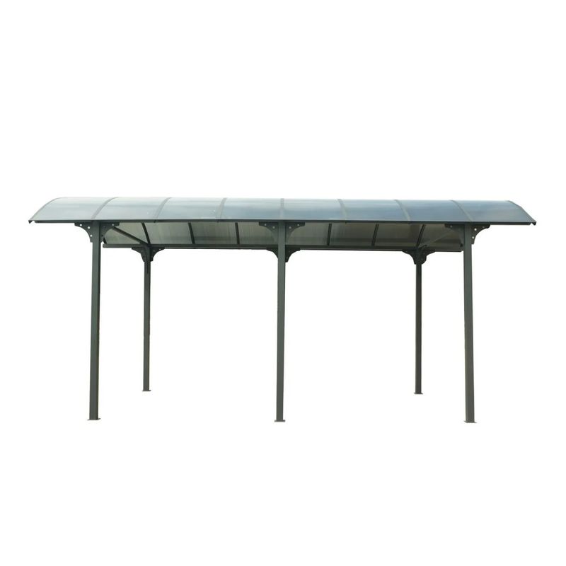 Carport-in-Alluminio-3.6x7.6-mt-Policarbonato-Posto-Auto-Tettoia-Camper-Furgoni