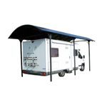 Carport-in-Alluminio-3.6x7.6-mt-Policarbonato-Posto-Auto-Tettoia-Camper-Furgoni