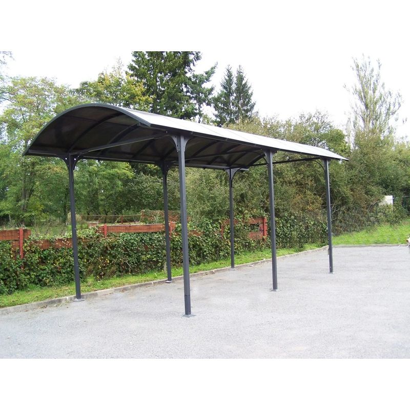 Carport-in-Alluminio-3.6x7.6-mt-Policarbonato-Posto-Auto-Tettoia-Camper-Furgoni