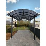 Carport-in-Alluminio-3.6x7.6-mt-Policarbonato-Posto-Auto-Tettoia-Camper-Furgoni
