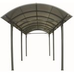 Carport-in-Alluminio-3.6x7.6-mt-Policarbonato-Posto-Auto-Tettoia-Camper-Furgoni