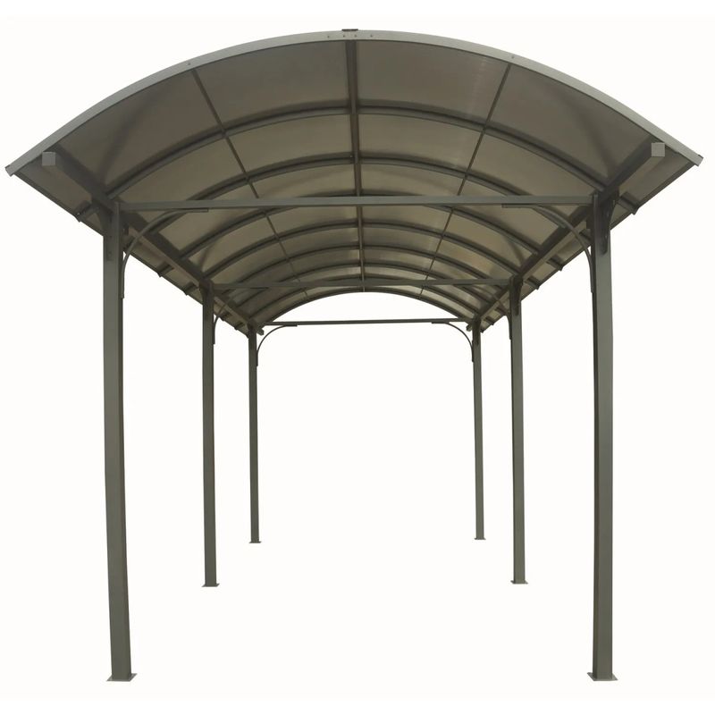 Carport-in-Alluminio-3.6x7.6-mt-Policarbonato-Posto-Auto-Tettoia-Camper-Furgoni