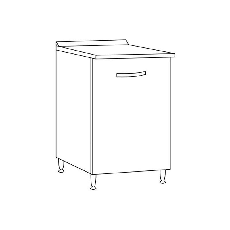 Mobile-Base-per-Cucina-Componibile-Dispensa-in-Legno-Bianco-40-cm-Larghezza
