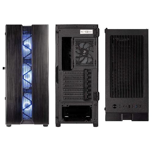 Kolink-Phalanx-V2-ARGB-Mid-Tower-Case-Pc-Gaming-Vetro-Temperato-Nero
