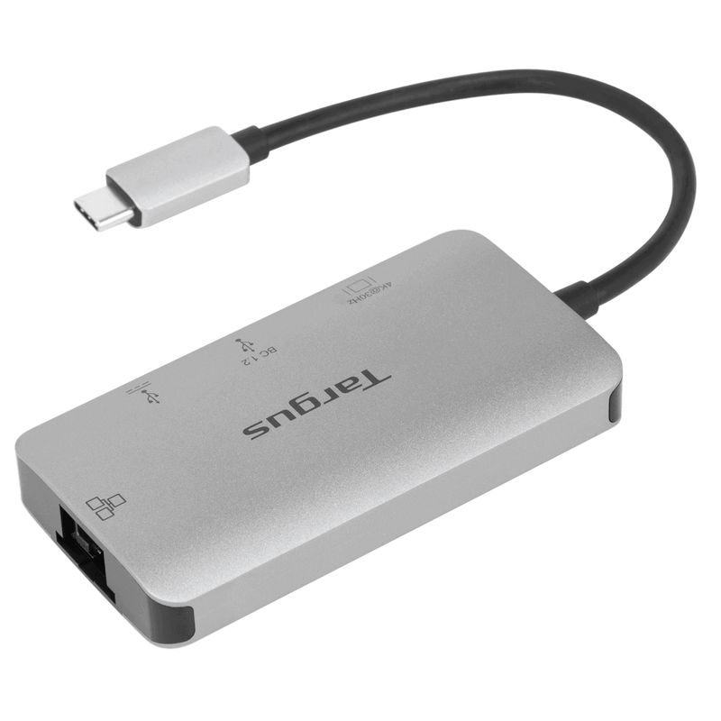 Targus-DOCK418EUZ-replicatore-di-porte-e-docking-station-per-notebook-Cablato-USB-3.2-Gen-1--3.1-Gen-1--Type-C-Grigio