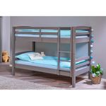 2 Letti Singoli a Castello per Materasso 90x200 Rete a Doghe Cameretta Bambini