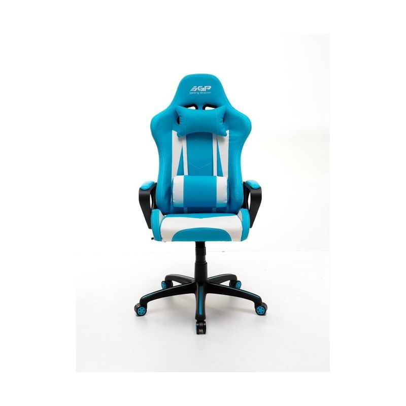 Poltrona-da-Gaming-Cuscino-Cervicale-Lombare-con-Braccioli-Ruote-Ergonomica