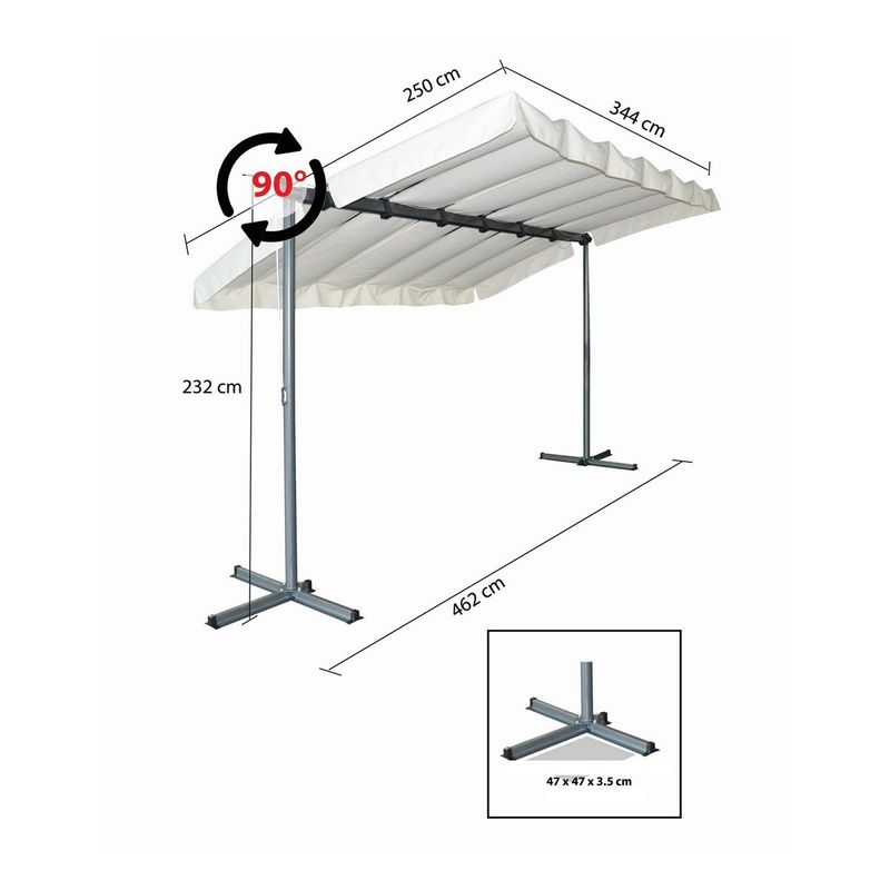 Pergola-3.6x3-mt-in-Acciaio-Alluminio-Gazebo-da-Giardino-con-Tenda-Pergolato
