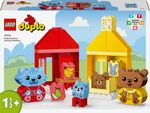 LEGO-DUPLO-10414-Attivita--Quotidiane--Mangiare-e-Andare-a-Letto-Giochi-per-Bambini-da-1.5-Anni-in-su-con-4-Animali-Giocattolo