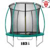 Tappeto-Elastico-Diametro-183-cm-Bambini-Rete-Sicurezza-Trampolino-da-Giardino
