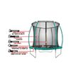 Trampolino-Tappeto-Elastico-305-cm-Diametro-Bambini-Rete-Sicurezza-da-Giardino