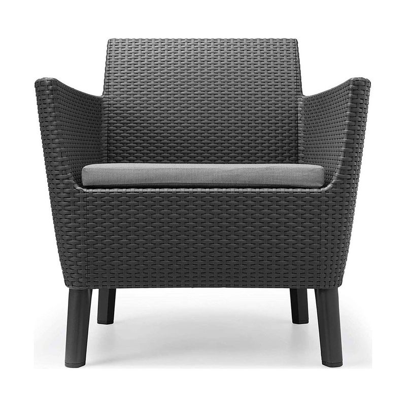 Keter-Salottino-da-Balcone-Mobile-Effetto-Legno-Caffe-Tavolino-Cuscini-in-Resina