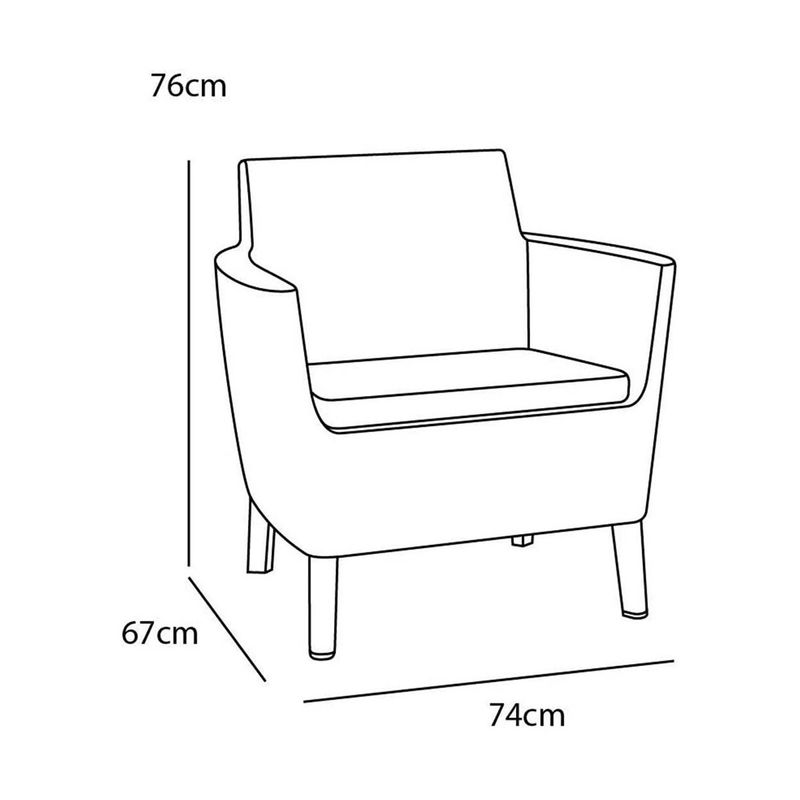 Keter-Salottino-da-Balcone-Mobile-Effetto-Legno-Caffe-Tavolino-Cuscini-in-Resina