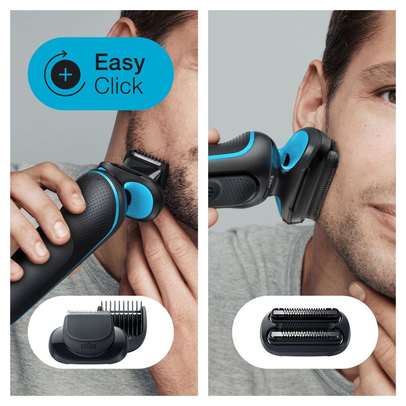 Braun-Series-5-51-M1850s-Rasoio-Elettrico-Uomo-Con-Accessori-Regolabarba-E-Rifinitore-Effetto-Barba-Incolta-EasyClick-EasyClean-WetDry-Ricaricabile-Rasoio-A-Lamina-Senza-Fili-Menta