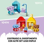 LEGO-DUPLO-10414-Attivita--Quotidiane--Mangiare-e-Andare-a-Letto-Giochi-per-Bambini-da-1.5-Anni-in-su-con-4-Animali-Giocattolo