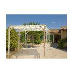 Pergola-in-Legno-3x5-Gazebo-Carport-Posto-Auto-Giardino-Tettoia-No-Copertura