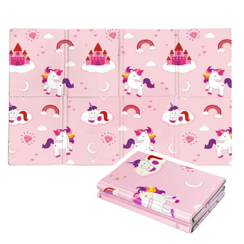 Pavimento-Antitrauma-Unicorno-120x90-Pieghevole-Tappeto-per-Bambini
