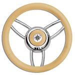 RUOTA TIMONE T26 BEIGE Ø MM.350