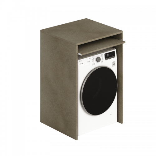 Mobiletto-per-Bagno-Lavanderia-Copri-Lavatrice-Asciugatrice-in-Legno