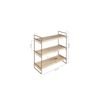 Scaffale-Salvaspazio-in-Legno-e-Metallo-da-Bagno-Mobiletto-Trucchi-Multiuso