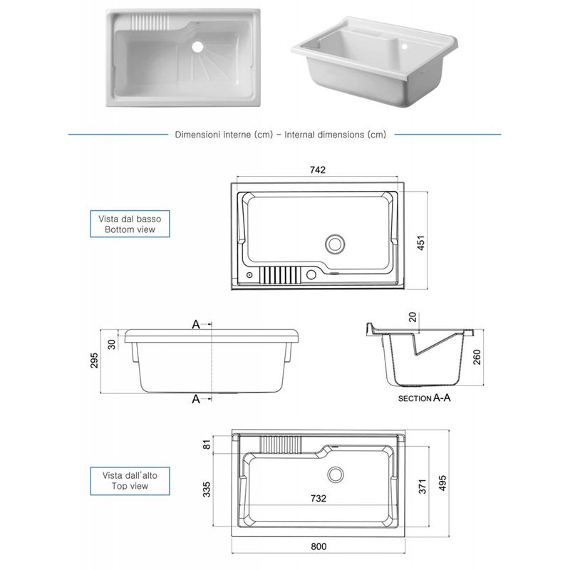 Mobile-Lavatoio-Bianco-80x50-cm-in-Resina-da-Esterno-Lavanderia-con-Sifone