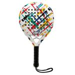 Racchetta da Paddle Padle Rotonda 355 gr Racket in Carbonio 100% Manico Morbido