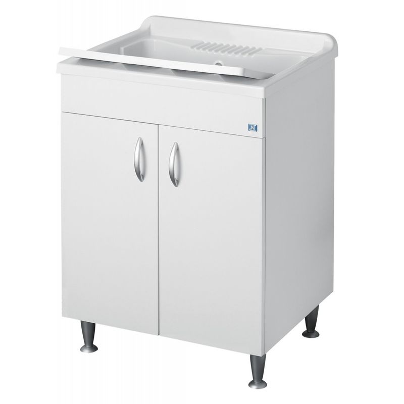 Lavatoio-con-Mobiletto-in-Legno-da-Interno-Lavanderia-60x50-Lavandino-Pilozzo
