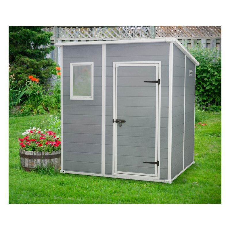 Casetta-in-Resina-Manor-Pent-da-Giardino-Keter-183x185-cm-per-Attrezzi