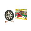 Bersaglio-Pub-46cm-Floccato---6-Freccette-Punta-Metallo-Bivalva-Dartboard-Game