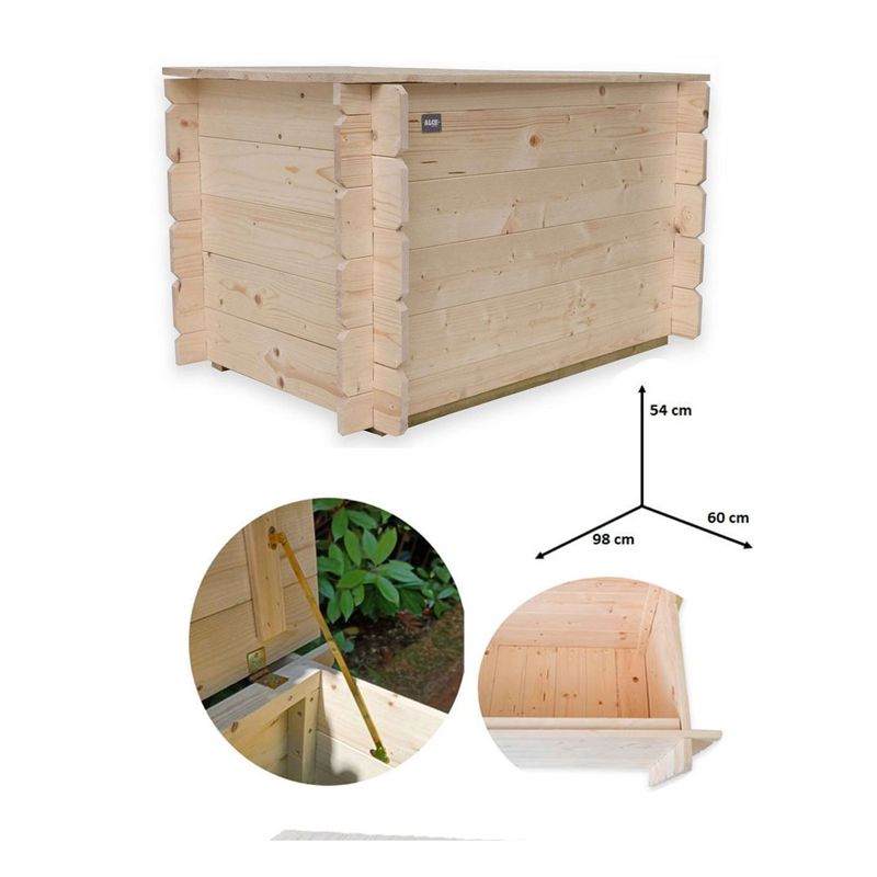 Cassapanca-Contenitore-Baule-in-Legno-100-cm-Multiuso-con-Coperchio