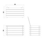 Cassapanca-Contenitore-Baule-in-Legno-100-cm-Multiuso-con-Coperchio